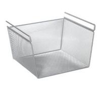 Zeller 17753 panier de rangement à suspendre sous une étagère, 29 x 26 x 16 cm G