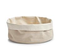 Corbeille ronde en tissu beige gris Zeller D 25 cm