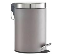 Zeller 18222 Tretabfalleimer Stahl grau 3l
