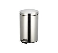ZELLER 18435 POUBELLE A PEDALE EN ACIER INOXYDABLE 12 L, 27 X 26 X 40 CM