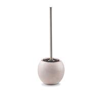 Zeller 18752 Brosse WC Glitter, faïence, Or Rose, 12 x 12 x 34 cm