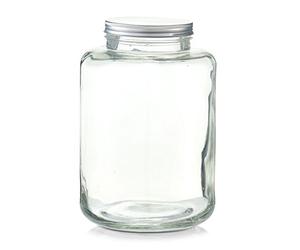 Zeller 19939 Bocal en Verre avec Couvercle en métal 7000 ML env. Ø 20 x 29,5 cm
