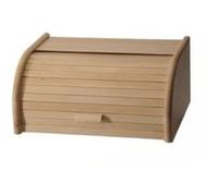 Zeller 20463 Boîte à pain grand format Hêtre Brun 40 x 28 x 18 cm