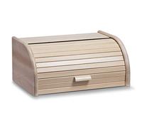 Zeller 20463 Boîte à pain grand format Hêtre Brun 40 x 28 x 18 cm
