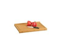 Zeller 2057769 planche à découper avec rebord en bambou marron 48 x 38 x 3 cm