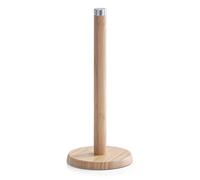 Zeller 2057773 Porte Essuie tout en Bambou/Acier Marron 14 x 32 cm