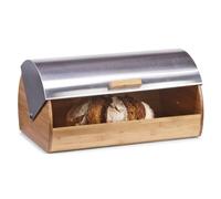 Zeller 2057807 Boîte à Pain inox - Marron - 39 x 25,5 x 18,5 cm