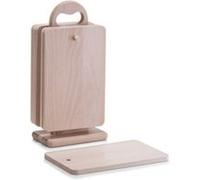 zeller 22375 support pour planche à découper en bois de hêtre 7 pièces 15 x 9 x 31 cm Bois G