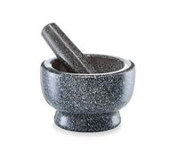 Zeller Ensemble de mortier/pilon 24501 granit anthracite 14,1 x 14 x 15 cm