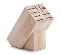 Zeller 24551 Bloc à couteaux Bois de caoutchouc 13 x 22 x 25 cm