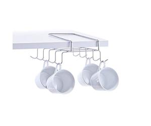 Zeller 24845 Présentoir pour Tasses Métal Argent 19 x 28 x 8 cm