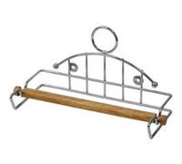 ZELLER 24867 PORTE ESSUIE-TOUT 28 X 12,5 X 14,5 CM (CHROMÉ) G