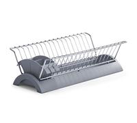 Zeller 24889 Égouttoir à vaisselle Métal/PP Gris 41,5 x 24 x 12 cm