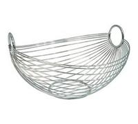 24895 CORBEILLE FRUITS OVALE 25,5 X 16 CM (CHROM)