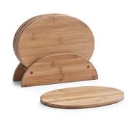 Zeller 25266 Support pour 7 Planches à découper Bambou Brun 24 x 8 x 19 cm