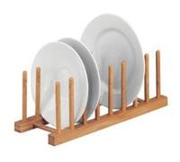 Zeller 25278 support en bambou pour assiettes 34 x 12,5 x 12 cm