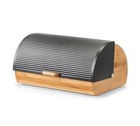 Zeller Present Brotkasten Bamboo/Metall 39x27x19cm