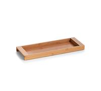 Zeller 25388 Plateau de Rangement en Bambou, env. 40 x 15 x 3 cm, étagère pour Salle de Bain et Bureau