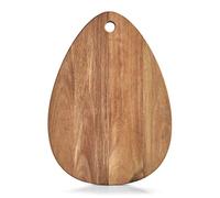Zeller 25519 Planche à découper en forme de goutte en acacia huilé 40 x 29 x 2 cm
