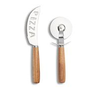 Zeller 25592 Planche à pizza Set, argent