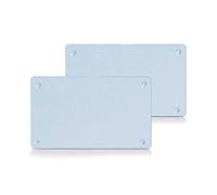 Zeller Present – Set de 2 planches à découper 26204, verre de sécurité transparent 25x15x8 cm