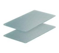 Zeller 26205 planches à découper en verre pour plaque vitrocéramique lot de 2 52 x 30 cm G