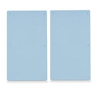 Zeller Present Herdabdeckplatte Glas 52x30cm klar 2er Satz
