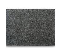 Zeller 26254 Grant Plaque de découpe Verre de Sécurité Gris 40 x 30 x 0,8 cm
