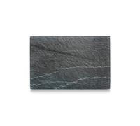 Zeller Planche à découper en verre 26256 motif ardoise anthracite 30 x 20 x 0,8 cm
