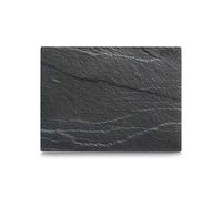 Zeller 26257 planche à découper en verre motif ardoise anthracite