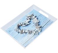 Zeller 26631 Cœur Plateau Mélamine Coloré 50 x 35 x 5 cm
