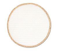 Zeller 27038 Nature Set de Table en Papier Blanc Ø 38 cm
