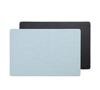 Zeller 27097 Two Tone Set de Table en Cuir synthétique Menthe/Noir env. 45 x 30 cm