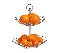 Zeller 27313 Support de Fruit/gâteau Métal Argent 28,5 x 36 x 29 cm