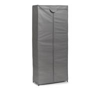 Zeller Armoire à chaussures textile, 7 couches, non-tissé/métal, gris