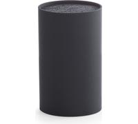 Zeller Present Messerblock Kunststoff mit Borsteneinsatz 18cm Ø11cm schwarz
