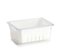 Zeller Boîte pour réfrigérateur, plastique, blanc