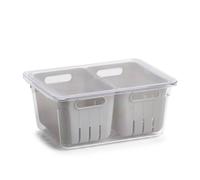 Zeller Boîte pour réfrigérateur, plastique, gris