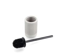 ZELLER Brosse à WC motif ciment, gris 10,3x42cm