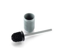 ZELLER Brosse à WC motif rayures, couleur sauge 9,2x41,6cm