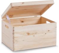 Zeller Caisse tout usage avec couvercle, pin 40x30x24