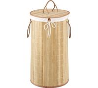 Zeller Collecteur de linge, Bamboo, naturel Ø35x60