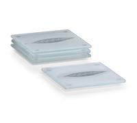 Zeller Dessous de verre, set de 4 pièces 10x10