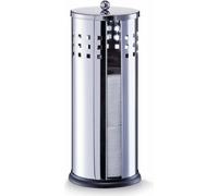 Zeller Distributeur de rouleaux de papier toilette, acier inoxydable Ø14,5x35