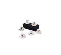 Zeller Present 26505 Faces Service à Expresso en Porcelaine 12 Pièces