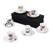 ZELLER FACES 26505 ENSEMBLE DE TASSES À EXPRESSO EN PORCELAINE 12 PIÈCES G