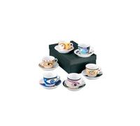 Zeller Present 26510 Magic Eyes Service à Expresso en Porcelaine 12 pièces