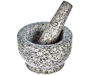 Zeller Mortier et pilon en granite, Autre, Gris, 13 x 8 cm
