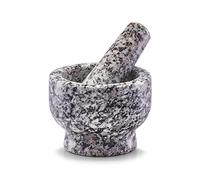 Zeller Mortier et pilon, Gris, 9 x 9 x 6.5 cm