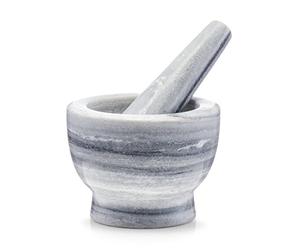Zeller Mortier et pilon plastique gris 24506